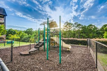 Playground with slide